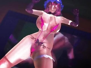 MMD Touhou Yuyuko Dance &amp; Sex