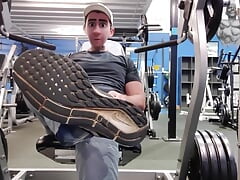 Step Gay Daddy - Gym Time - Sensory Adventure: Sweaty Feet Unleashed!