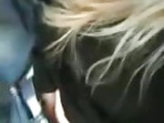 german blonde big tits masturbating in the train
