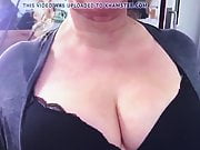 Nadia sawalha shows her boobs