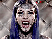 HO HUNTERS - Tattooed ghost Amber Luke wants to fuck 
