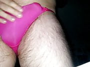 getting hard in pink pnty