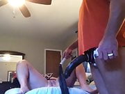 Pussy whipping and bbc strapon for my baby girl 