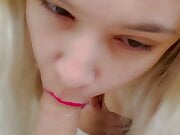 A naughty Blowjob With Red Lips!!!