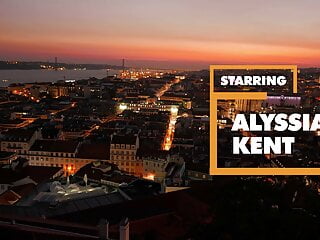  video: POV - Alyssia Kent wants her feet to be covered with cum