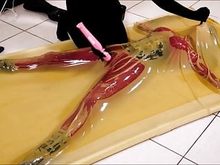 Latex Bondage, Amateur BDSM, Bondages, Zentai