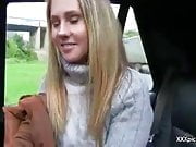 Hot euro girl picked-up and fucked by stranger in public