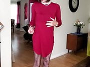Bobbie Quest Red Dress seduction