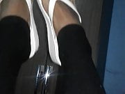 My sexy feet in flip flop platform 