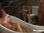 Big Titted Mistress And Slave Taking A Bath