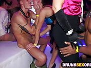 Depraved bisexual babes fucking at the party