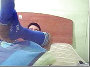 Straight guys feet on webcam #177