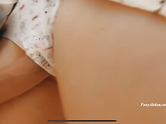 OMG! Public Place and he in my Panties under Skirt. Hot Fantasy Number 1. Hot pussy and hot rubbing. Long dick in my panties und