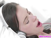 Alluring girlfriend squirts while cockriding