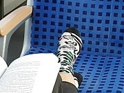 Nice socks on train 2