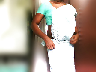 Chalani in sexy osari dress...