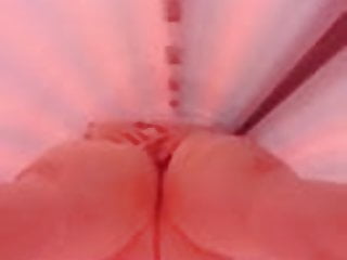 BBW, Amateur, Solarium Masturbation, Masturbation