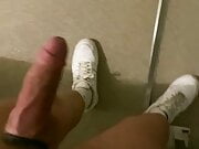 Jerking in Hotel Stairwell