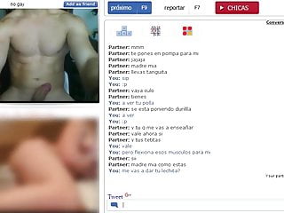 Playing with a fit spanish chatroulette...