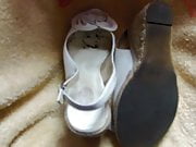 Cum on my mom shoes 4