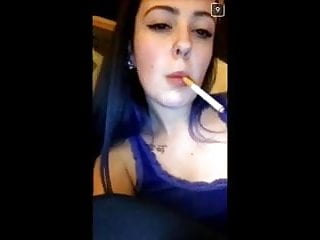Anna cigarette again webcam...