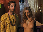 Angela Sarafyan Nude Boobs In A Good Old Fashioned Orgy Scan