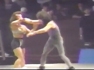 Mature Femdom Sport video: Karate