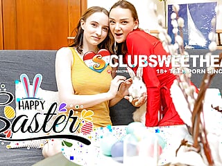 Happy Easter Lesbians Humping for ClubSweethearts