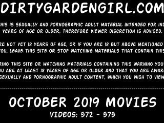 Hardcore Fisting Dildo video: Dirtygardengirl OCTOBER 2019 NEWS fisting prolapse giant toy