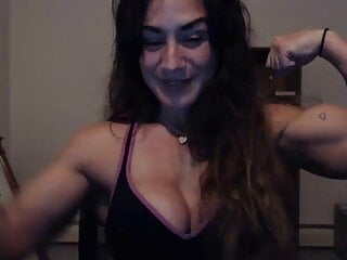 Webcam, FBB, Muscular Woman