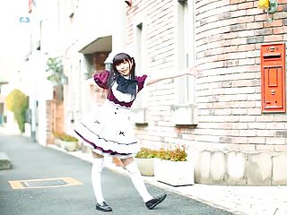 Japanese, Asian, Maid Cosplay, Babe