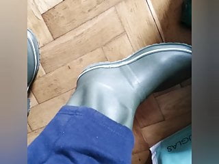 I miei nuovi stivali di gomma...