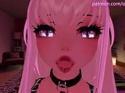 Beautiful POV Blowjob in VRchat - with Lewd Moaning and ASMR