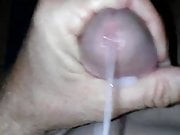Jerking off and cumming with my cock ring