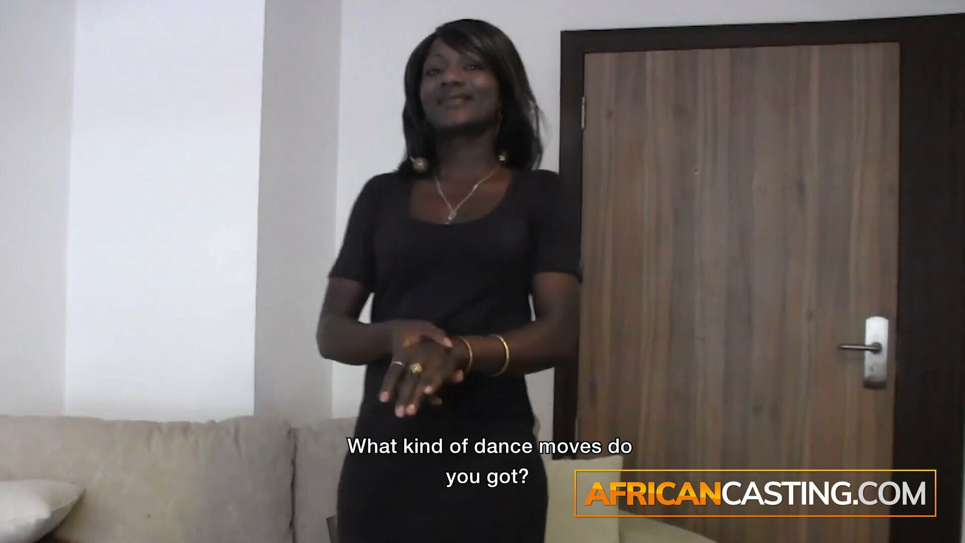 Real Dark Skin African Mom Facial after Job Interview