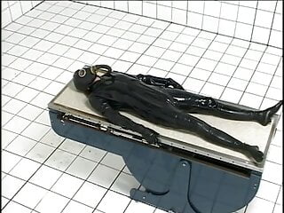 .Guy with only his tool exposed gets fucked by four nurses.