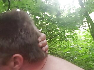 A Friend Of Mine Give A Blowjob In The Woods...