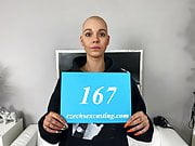 Shaved head girl in casting fuck dream