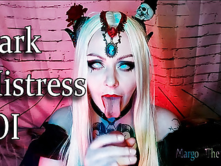 Dark mistress femdom pov...