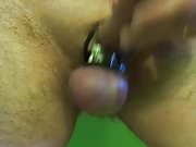 Horny dick hose clamp tight on balls play