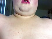 Fat Fag-Pig shaking his Boar-Tits
