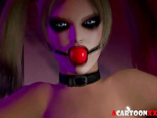 Harley quinn gets hard sex lesson...