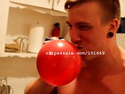 Balloon Fetish - Tom Faulk Blowing Balloons