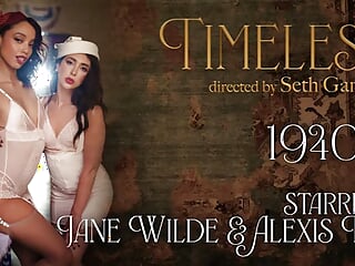 Enjoy The 1940&#039;s With Jane Wilde &amp; Alexis Tae Getting Fucked