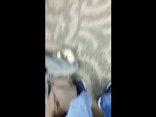 Making My Hard Cock Cum at the Public Library