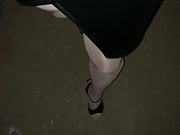 Black sexy mini skirt 