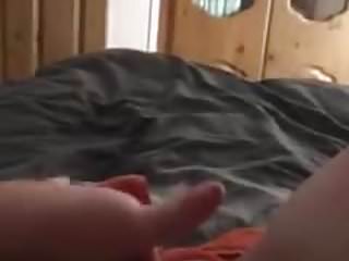Girl on Girl Masturbation, Fingering Herself, Recording, Playing
