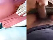 Another cock cum on Big Boobs of Antonella