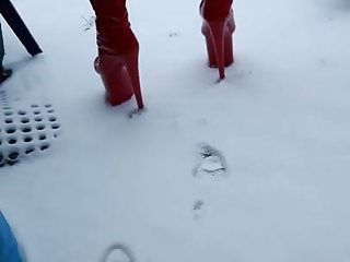 Dgb Petra Ts In Red Heels Snowwhite Sissy...