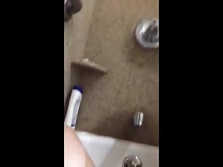Guy In Bath Playing With His Cock On Periscope